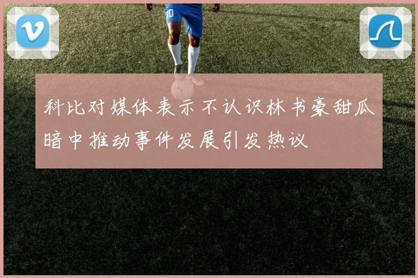 科比对媒体表示不认识林书豪甜瓜暗中推动事件发展引发热议